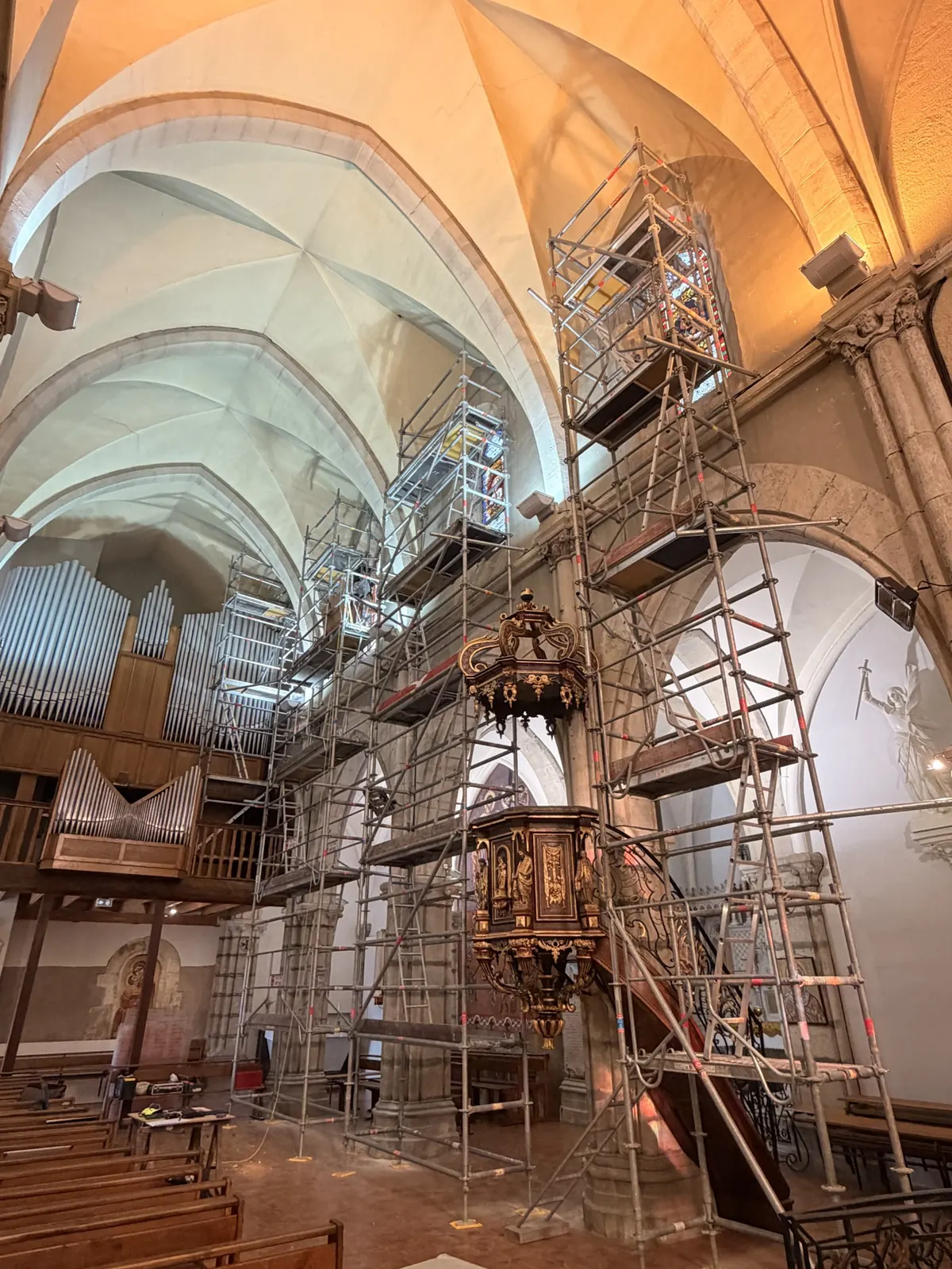 Travail minutieux du verre